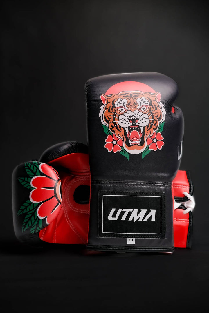 "Fairtex X UTMA" varžybinės bokso pirštinės - Tiger