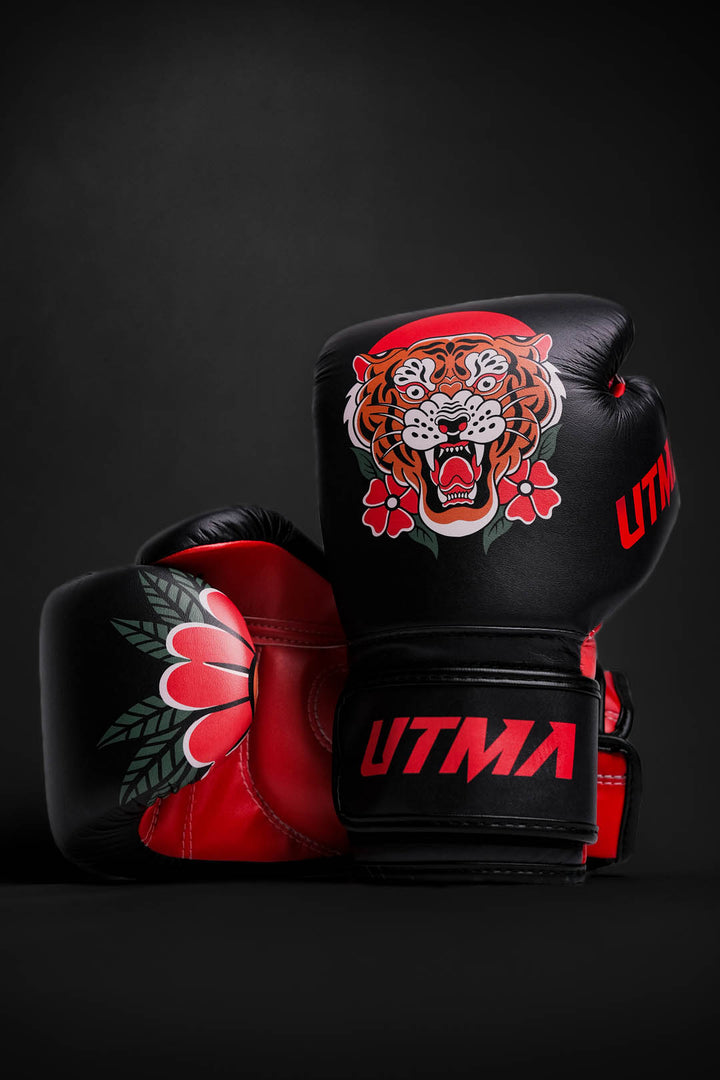 "Fairtex X UTMA" treniruočių bokso pirštinės - Tiger