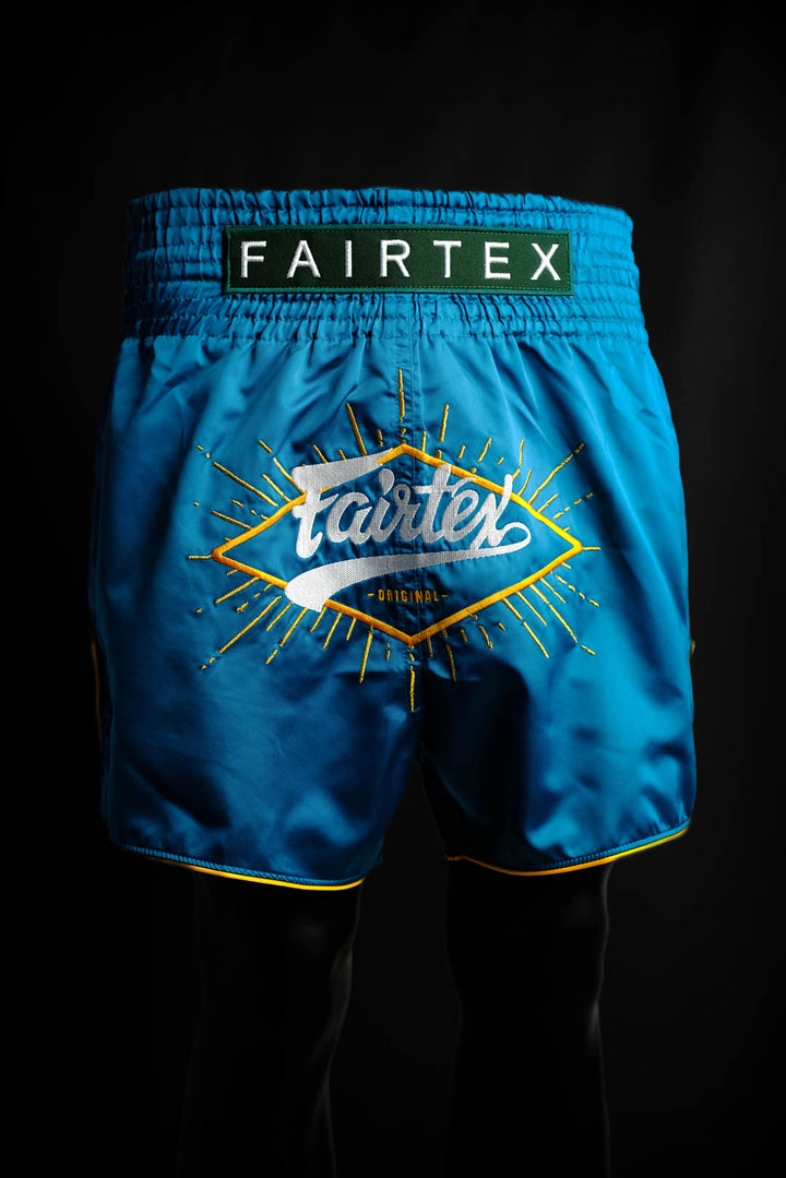 "Fairtex" Muay Thai šortai - Blue Focus