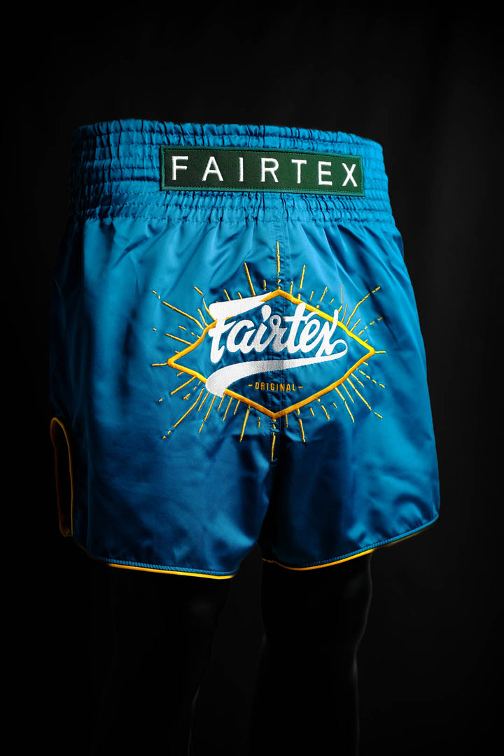 "Fairtex" Muay Thai šortai - Blue Focus