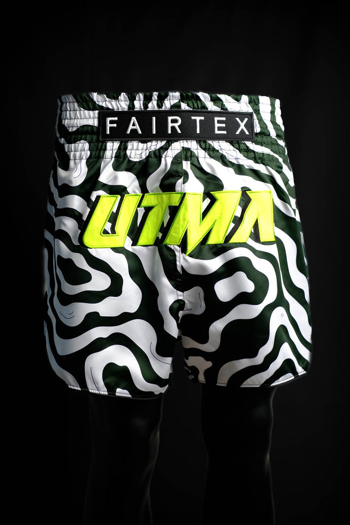 "Fairtex X UTMA" K1 šortai - Zebra