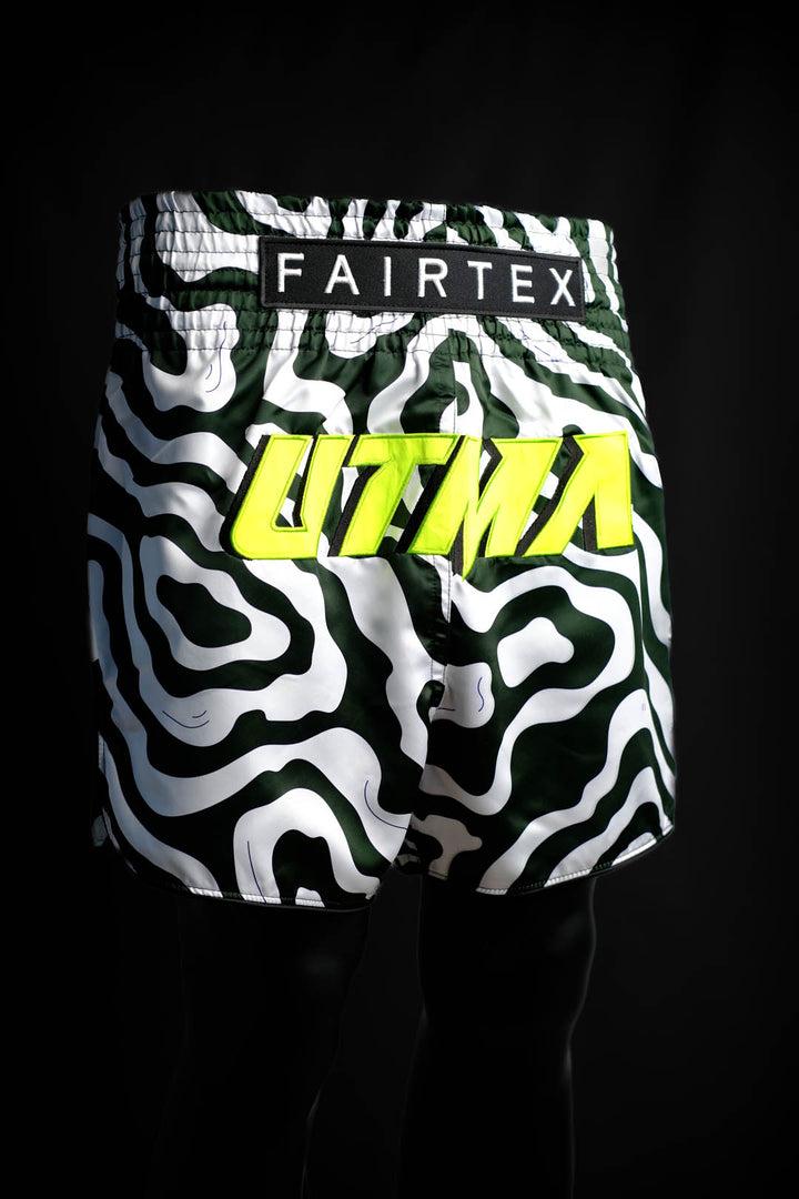 "Fairtex X UTMA" K1 šortai - Zebra